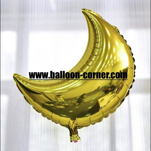 Balon Foil Bulan Sabit (Ukuran BESAR)