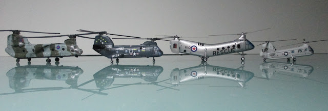 1/144 Piasecki Vertol Boeing HUP-2 H-21 CH-46 CH-47 diecast metal aircraft miniature 