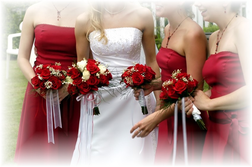 Red And White Wedding Decorations