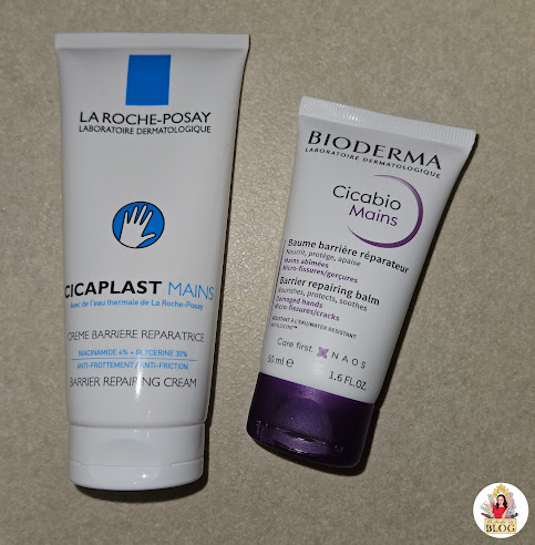 La Roche-Posay Cicaplast Mains & Bioderma Cicabio Mains hand cream