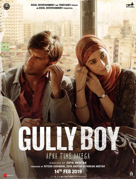 Ranveer Singh and Alia Bhatt film Gully Boy Crosses 81.10 Crore Mark, 2nd Bollywood Highest-Grossing of 2019 Wikipedia