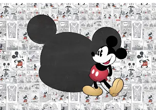 Vintage Mickey Mouse: Free Printable Invitations.