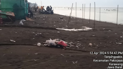  Kesadaran Lingkungan Rendah, Pantai Primadona Jawa Barat Terendam Sampah