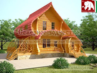 log home house plan