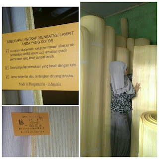 Harga Tikar Lampit Rotan Kalimantan, Ukuran 200 X 300 cm