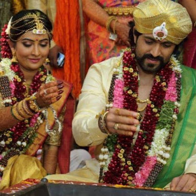 Yash Wedding with  Radhika Pandit