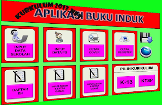 Download Aplikasi Buku Induk Siswa Kurikulum 2013 Bonus Dokumen KTSP