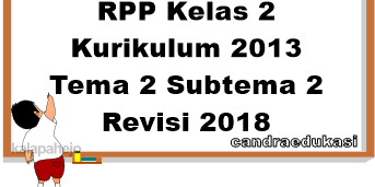 RPP Kelas 2 Kurikulum 2013 Tema 2 Bermain Di Lingkungan Subtema 2
Revisi 2018