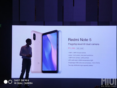 Redmi Note 5 Philippines Launch