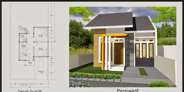 Denah Rumah Type 36 Dan Tampaknya Yang Sederhana Namun Tetap Ideal