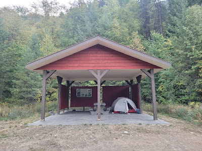 Coryell C&W Shelter camping BC.