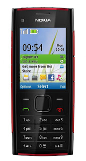 Nokia X2-00 Black And Red