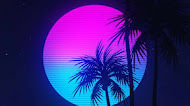 Retrowave Moon 