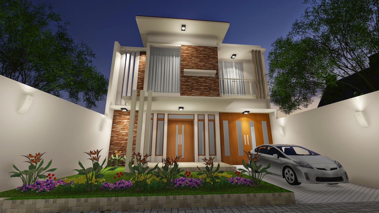 Desain Rumah Type 230 Milik Pak Bambang