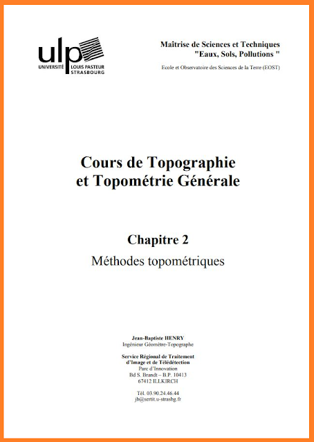 Cours Topographie et Topométrie Générale chapitre 02 : Méthodes topométriques