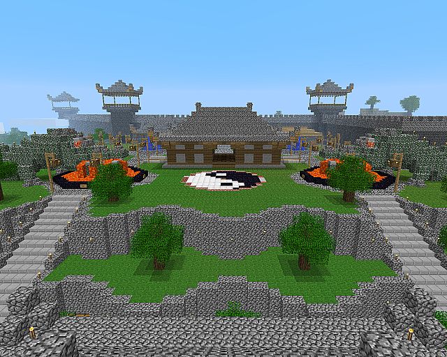 Minecraft castelo oriental Minecraft castelo oriental Papel de parede