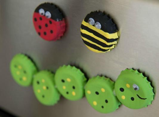 bottle cap art ideas for children