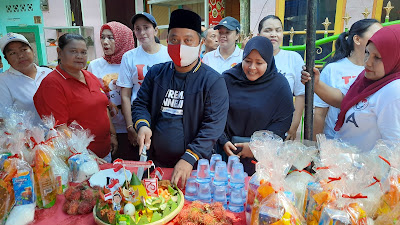 Syaiful Ramadhan Gelar HUT RI ke 75 Bersama Warga
