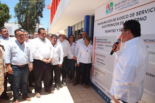 HOY INAUGURAMOS UN KIOSCO DE SERVICIOS ELECTRÓNICOS