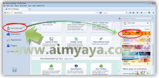  Firefox menyediakan banyak sekali tema atau themes yang dapat kita gunakan sebagai dasar pada j Ahli Matematika Cara Memasang/Mengganti Tema Firefox