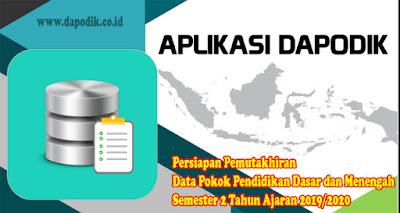 Persiapan Pemutakhiran Data Pokok Pendidikan Dasar dan Menengah Semester 2 Tahun Ajaran 2019/2020