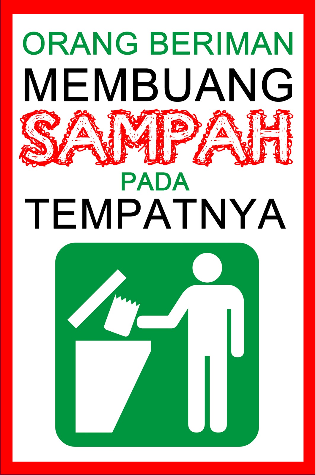 kumpulan desain grafis Buanglah sampah pada tempatnya 