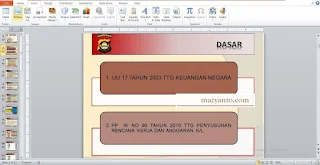 Cara mengganti Backround untuk satu slide saja.