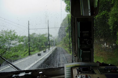 雨の大井川鉄鉄道