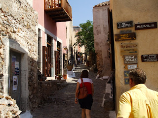 Monevasia citadel from inside