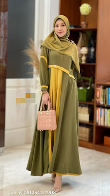 Velina dress - Butik Busana Muslim Terbesar dan Terlengkap