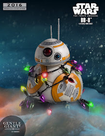 Star Wars The Force Awakens “Holiday” BB-8 Mini Bust by Gentle Giant