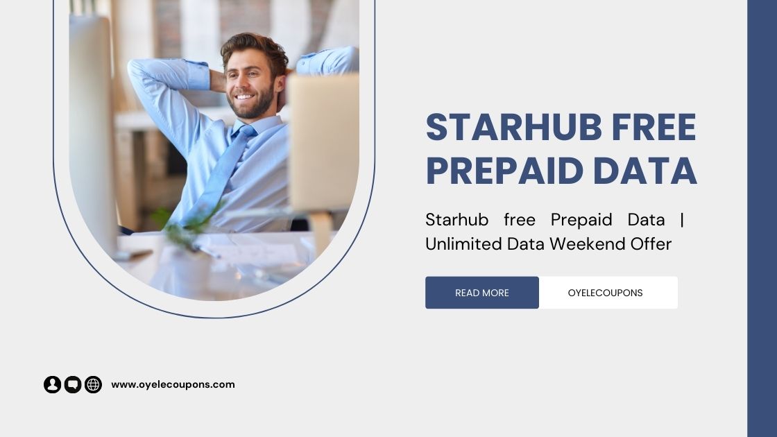 Starhub Free Prepaid Data | Unlimited Data Weekend Offer