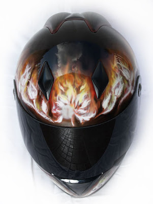 Marushin Full Face Helmet Airbrush 3