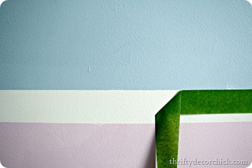 taping off paint lines painters tape