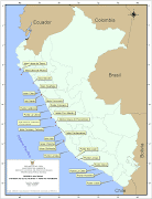 MAPA DE LAS PRINCIPALES ISLAS DEL LITORAL PERUANO. FUENTE.