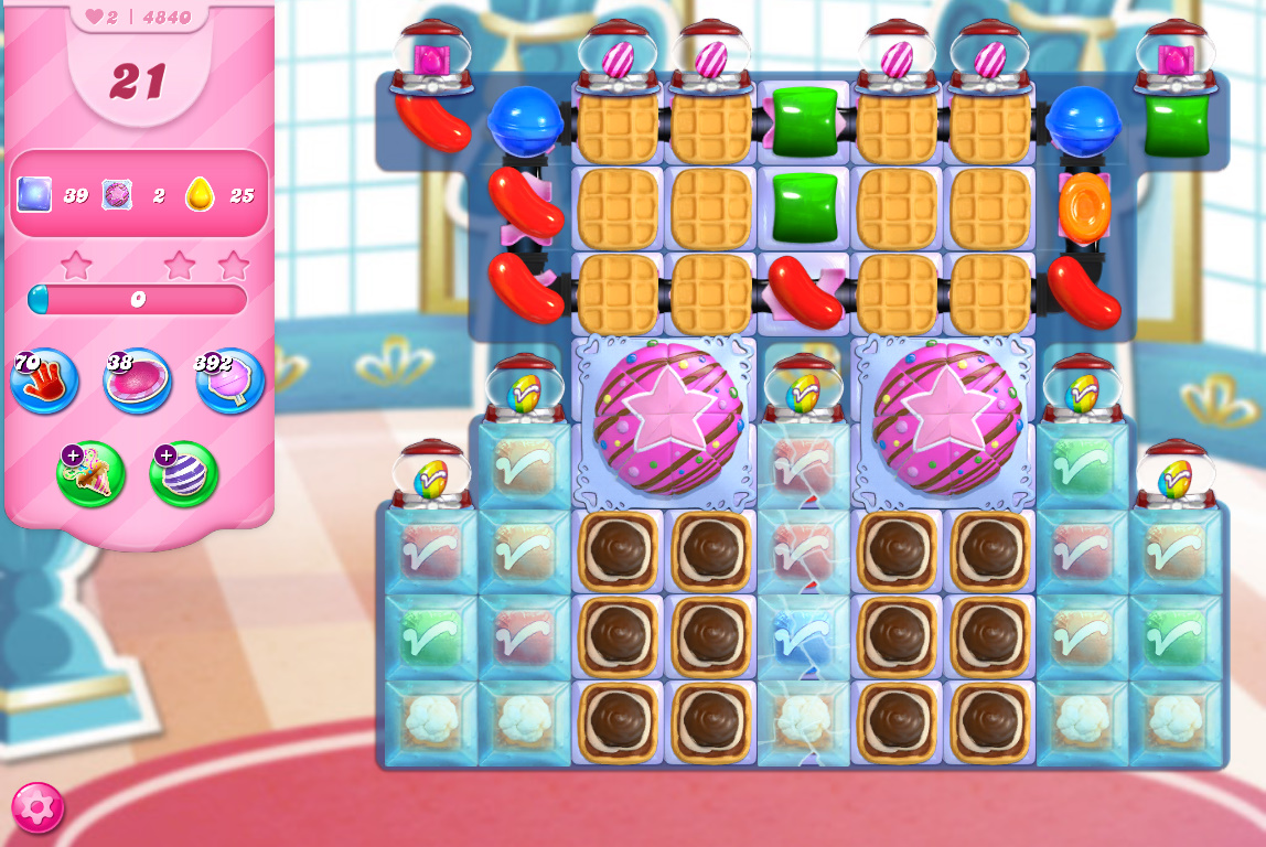 Candy Crush Saga level 4840