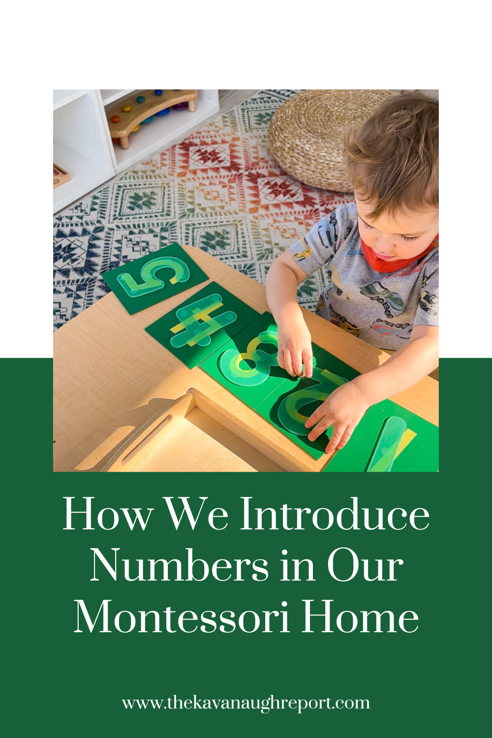Montessori takes a unique approach to introducing numbers to children, here is a look at how and when we introduce numbers in our Montessori home. This includes which toys and activities we use to help our toddlers and preschoolers learn their numbers.