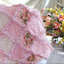 Pink Roses Baby Girl Rag Quilt