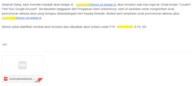 Mengatasi Masalah Akun Belajar ID Akun Anda Tidak Ditemukan