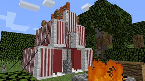 マインクラフト テントの作り方いろいろ マイクラマルチプレイ日記ブログ マインクラフト テントの作り方いろいろ マイクラマルチプレイ日記ブログ