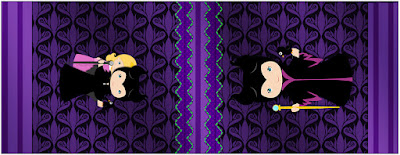 Maleficent Baby Party: Free Printable Candy Bar Labels.