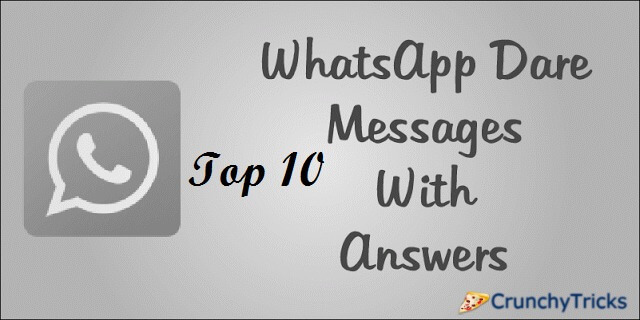 Whatsapp Dare Game With Answers