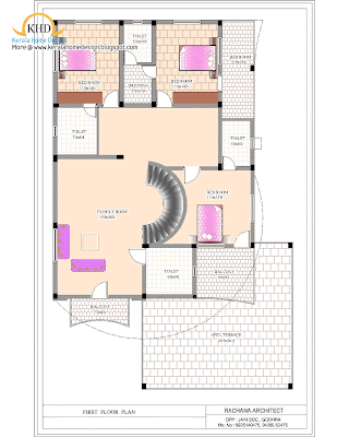 Duplex House Plan and Elevation