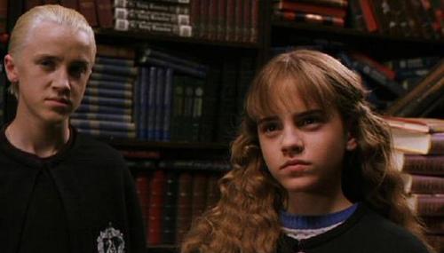 tom felton and emma watson. tom felton and emma watson