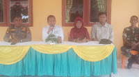 Penyerahan Konvensi Lahan Yang Dilewatin Pihak  Seismik PT.PHR Terhadap Masyarakat Desa Rimba Beringin