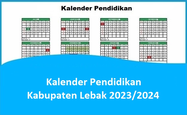 Kalender Pendidikan Kabupaten Lebak 2023/2024