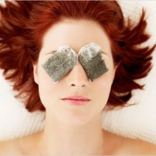 Tea Bags On Eyes