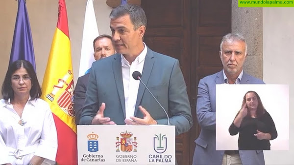 Intervención de los presidentes tras la reunión mantenida con representantes de los municipios afectados por el volcán