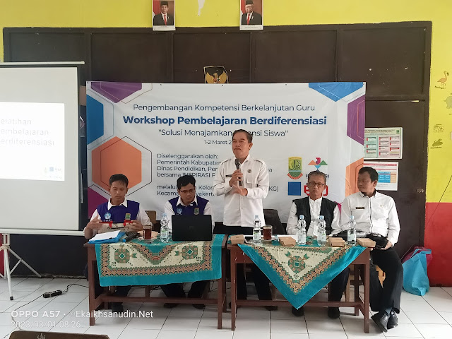 Workshop Pembelajaran Diferensiasi Kecamatan Jayakerta Tahun 2023