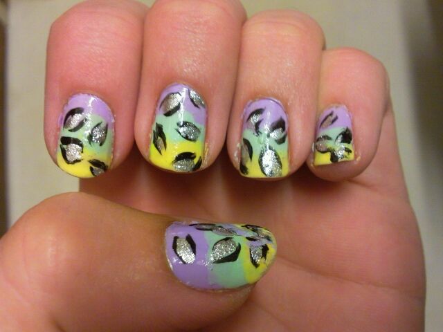 how to do animal print nails. to do a leopard print nail